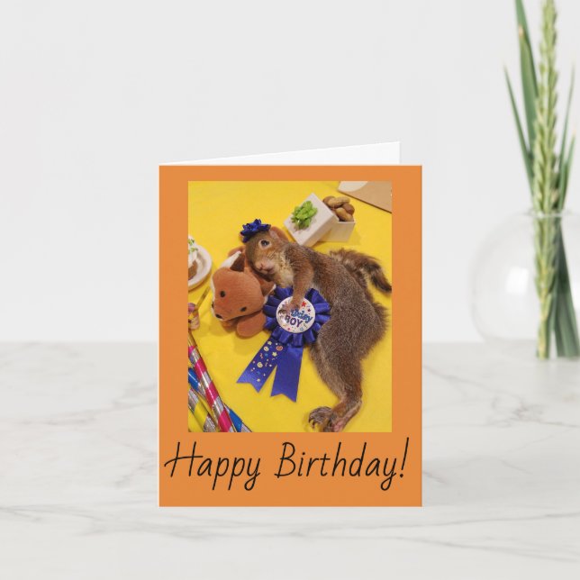 Tarjeta de cumpleaños de Tumbleweed (Anverso)