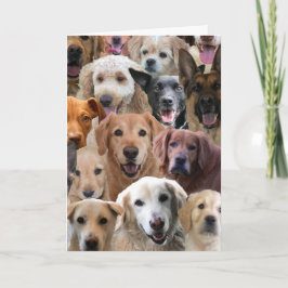 Tarjeta de cumpleaños de un grupo