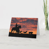 Tarjeta de cumpleaños de vaquero de 'Desde millas