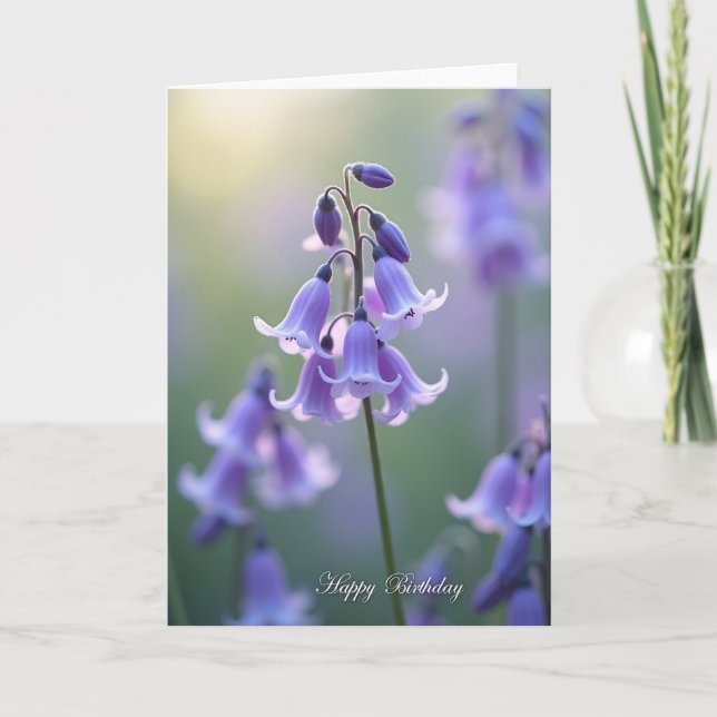 Tarjeta de cumpleaños de Violeta Dulce (Anverso)