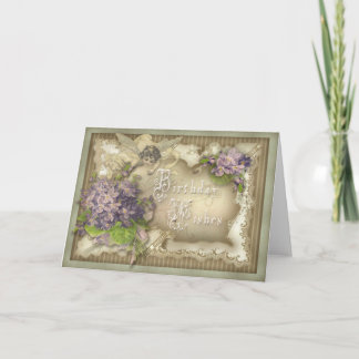 Tarjeta de cumpleaños de Violette