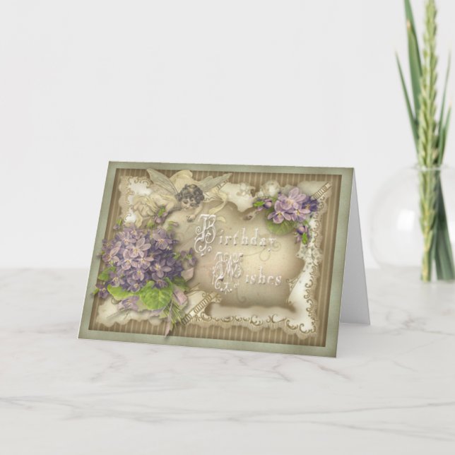 Tarjeta de cumpleaños de Violette (Anverso)