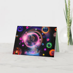 Tarjeta de cumpleaños de Virgo