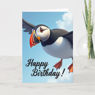 Tarjeta de cumpleaños de vuelo edificante