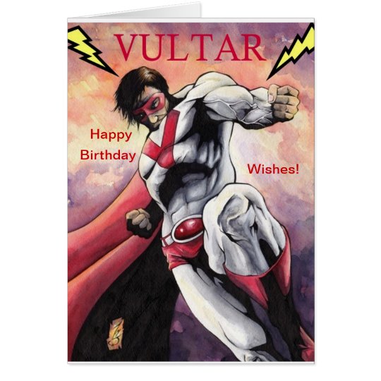 Tarjeta de cumpleaños de Vultar
