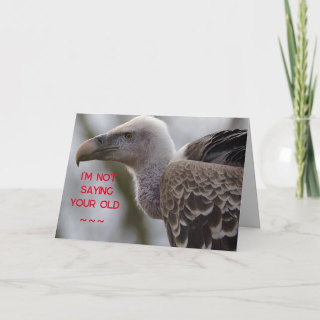 TARJETA DE CUMPLEAÑOS DE VULTURA (Anverso)