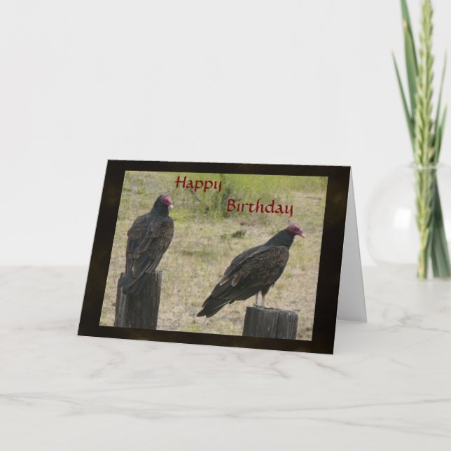 Tarjeta de cumpleaños de Vulture (Anverso)