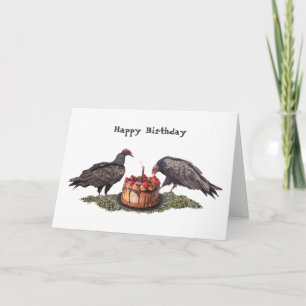 Tarjeta de cumpleaños de Vultures