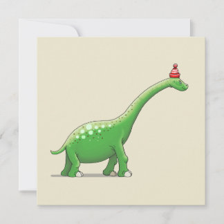 Tarjeta de cumpleaños de Walter el Dinosaurio