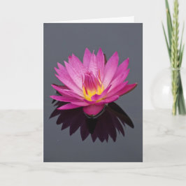 Tarjeta de cumpleaños de Water Lily