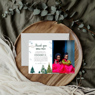 Tarjeta de cumpleaños de Winter Online Snowflake