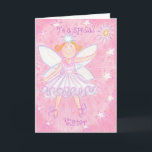 Tarjeta de cumpleaños de Wish 'Special Sister'<br><div class="desc">Un hada divertida de rosa y azul, lista para hacer realidad tus deseos! Tarjeta de saludo con un lindo hada y las palabras 'A una hermana especial' en la parte delantera. Un diseño de personalizable rosa, lila, azul y blanco para que puedas personalizar con tu propio texto, imágenes e ideas.Un...</div>