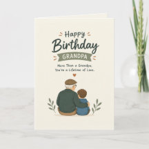 Tarjeta de cumpleaños del abuelo para toda la vida