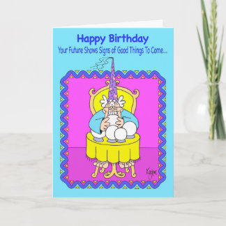Tarjeta de cumpleaños del ADIVINO