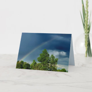 Tarjeta de cumpleaños del arco iris
