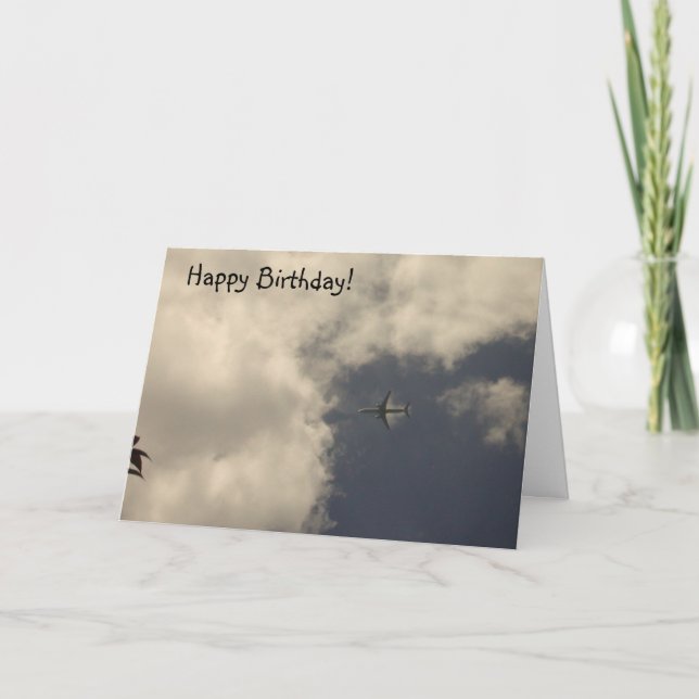 Tarjeta de cumpleaños del avión! (Anverso)