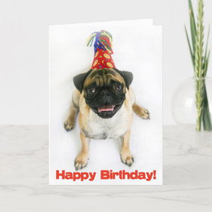 Tarjeta de cumpleaños del barro amasado