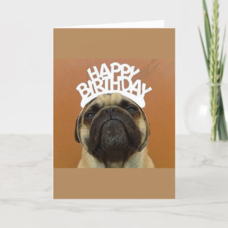 Tarjeta de cumpleaños del barro amasado