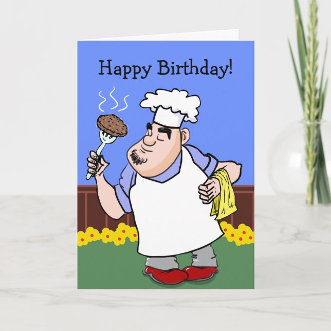 Tarjeta de cumpleaños del Bbq (Anverso)