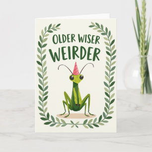 Tarjeta de cumpleaños del bicho raro