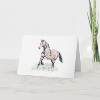 Tarjeta de cumpleaños del caballo Galés D