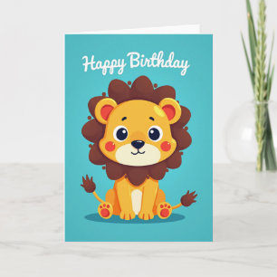 Tarjeta de cumpleaños del cachorro sonriente dulce