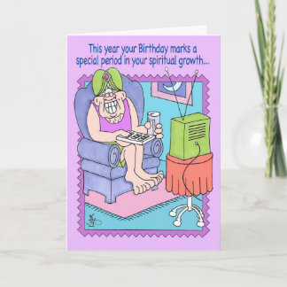 Tarjeta de cumpleaños del CANAL QUE PRACTICA SURF