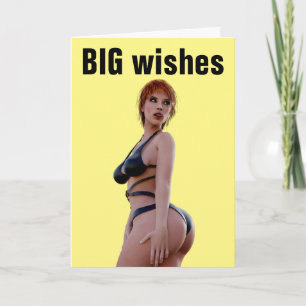 TARJETA DE CUMPLEAÑOS DEL CHICA BIKINI