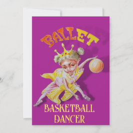Tarjeta de cumpleaños del Chica de baloncesto pers