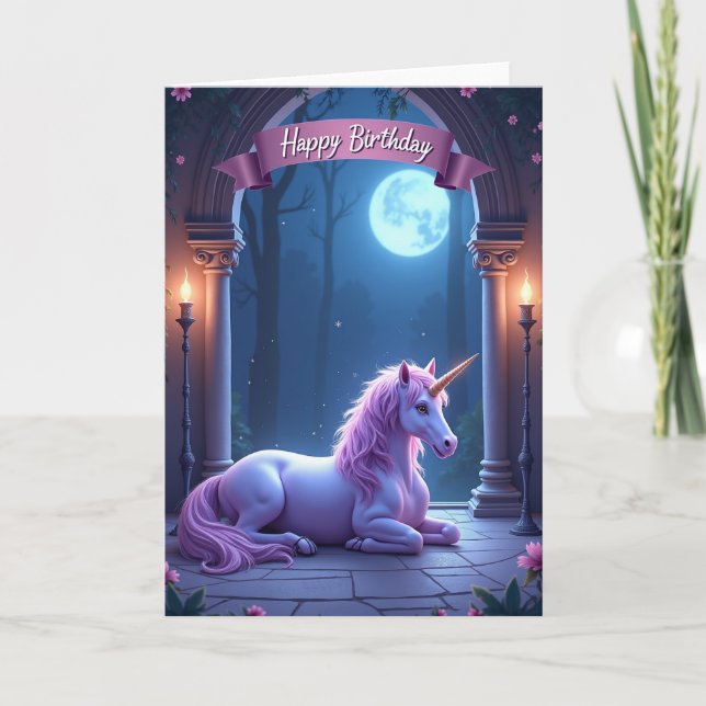 Tarjeta de cumpleaños del Cuerno Mítico (Anverso)