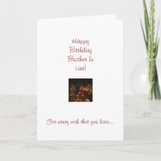 Tarjeta de cumpleaños del cuñado