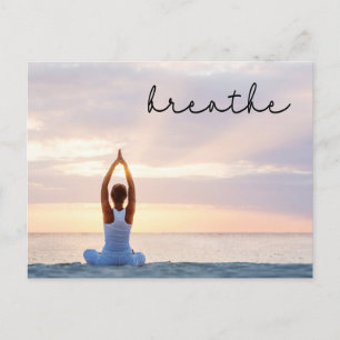 Tarjeta de cumpleaños del dedo índice de meditació