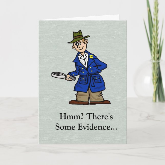 Tarjeta de cumpleaños del detective al Personaliza (Anverso)