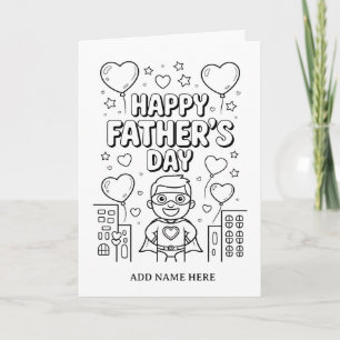 tarjeta de cumpleaños del día del padre plegable p