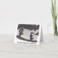 Tarjeta de cumpleaños del Día del Verano Lluvioso