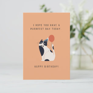 Tarjeta de cumpleaños del día perfecto