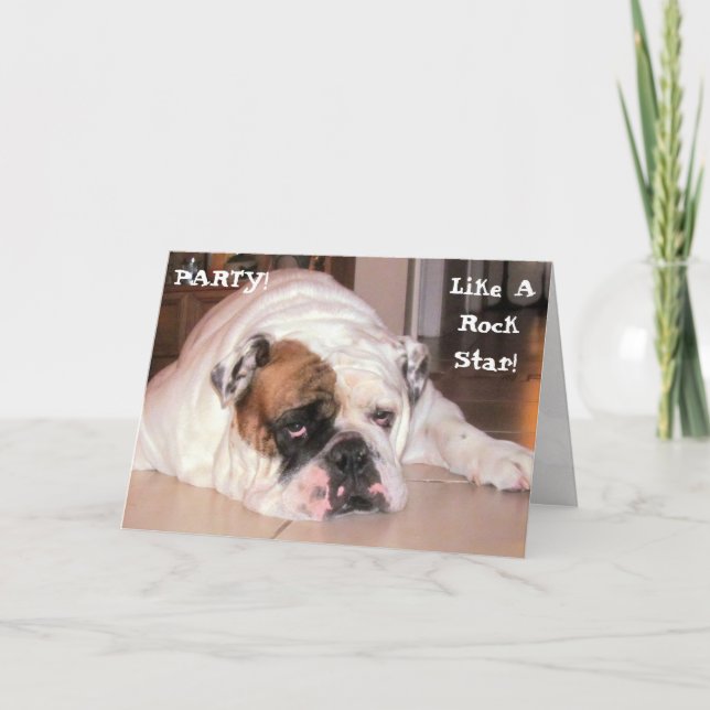 Tarjeta de cumpleaños del diesel (Anverso)