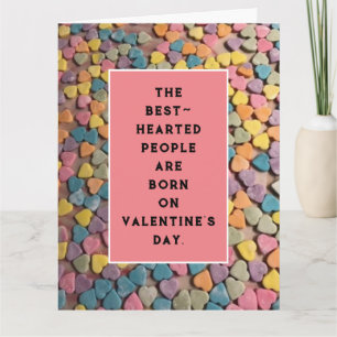 Tarjeta de cumpleaños del el día de San Valentín