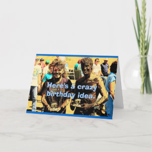 Tarjeta de cumpleaños del fango