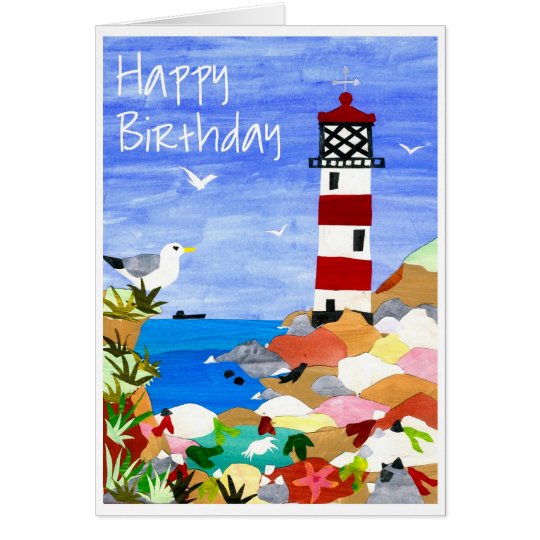 Tarjeta de cumpleaños del "faro"