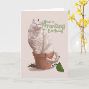 Tarjeta de cumpleaños del gato