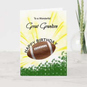 Tarjeta de cumpleaños del Gran Abuelo para el Fútb