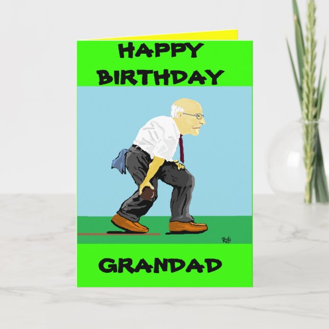 TARJETA DE CUMPLEAÑOS DEL GRANDAD (Anverso)