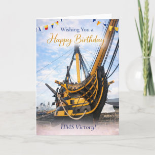 Tarjeta de cumpleaños del HMS Victory