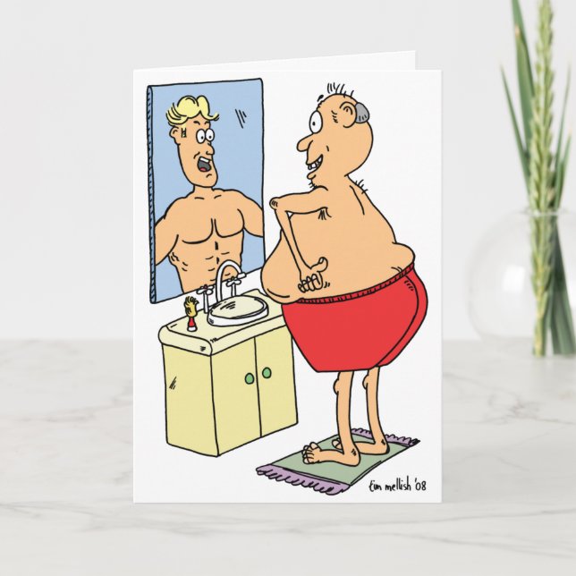 tarjeta de cumpleaños del hombre (Anverso)