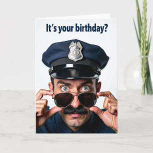 Tarjeta de cumpleaños del hombre bigotudo