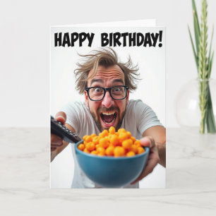Tarjeta de cumpleaños del hombre de celebración