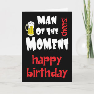 Tarjeta De Cumpleaños Del Hombre Del Momento