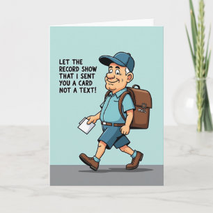 Tarjeta de cumpleaños del hombre sonriente