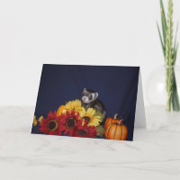 Tarjeta de cumpleaños del hurón